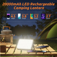Linterna De Camping LED Super Brillante 5000LM 13500mAh Power Bank Recargable Impermeable Lámpara De Emergencia Para Huracán Y Excursiones - details 7