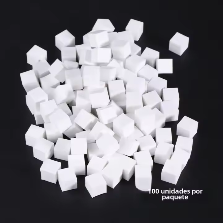 100pcs Esponja De Uñas Suave Para Arte De Uñas Herramientas De Estampado Y Gradiente Para Manicura DIY Creativo Gripper De Esponja Para Uñas - 1
