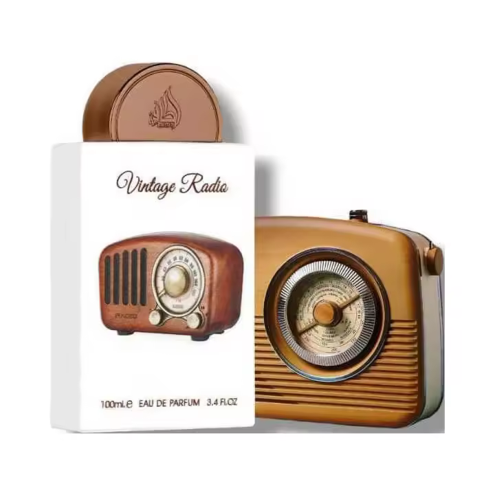 Perfume de Lujo Lattafa Pride Vintage Radio 100ml Unisex | Fragancia Árabe Amaderada y Especiada | 100% Original con Larga Duración | Ideal para Regalo y Uso Diario | Elegancia Intensa y Atemporal - 1