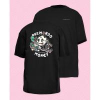 Xivneoclassic Co. Camiseta Hombre Estampado Negro Oversize - details 2