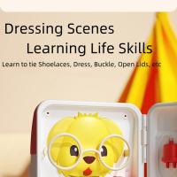 Juguete De Autobús Con Sonido Y Luz Juego De Ocupación Montessori Educativo Musical Para Niños Y Niñas Edad 4-6 Años Material ABS - details 22