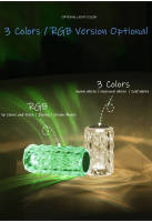Lámpara De Ambiente LED Cristal Recargable USB Para Decoración De Habitación Fiesta Cena Dormitorio Luz Nocturna - details 2