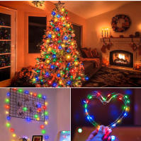 Cadenas De Luces LED 50M 500LED Impermeables Para Bodas Y Decoración De Navidad Con Cable De Cobre Luz De Puerta Colgante 220V 110V EU US Plug - details 5
