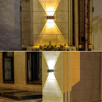 Lámpara De Pared Solar LED Impermeable Para Exterior Iluminación De Jardín Paisajística Para Pared De Patio Valla Escaleras Jardín - details 6