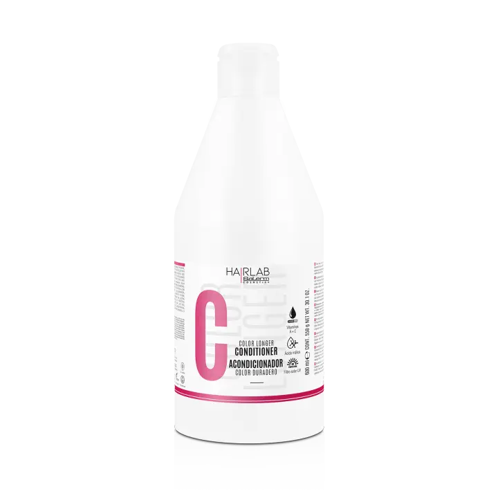 Salerm Acondicionador Color Duradero 600 Ml. | Acondicionador de ácidos frutales ideal para sellar y mantener el color. Enriquecido con Provitamina B5 liposomada para un color vibrante, brillante y duradero. - 1
