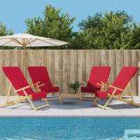 vidaXL Toallas de Playa Manta de Silla Ligera y Portátil 4 uds Tela Klein Color Azul,  Blanco,  Rojo y mas - details 2