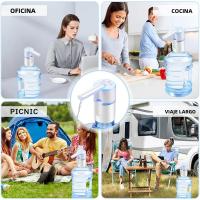 Dispensador De Agua Eléctrico Recargable Pum De Botella De Agua Con Función De Frío Despensador De Galletas Dobladable Para Escritorio - details 7