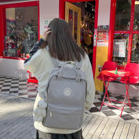 Mochila Grande Impermeable Para Mujer Con Gran Capacidad Estilo Trendy Para Estudio Y Viaje Con Bolsillo Para Portátil - details 19