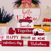Adornos De Letras Para Día De San Valentín "AMOR" Decoración Para El Hogar Y Bares Regalo De Artesanía Para El Escritorio Decoración De Fiesta Proporciones De Imagen - details 0