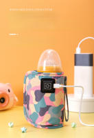 Bolsa Aislada Para Botella De Alimentos Infantis Calentador De Leche Y Agua USB Para Paseos En Carrito De Compras Uso Exterior - details 0