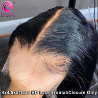 Eva Hair 13x4 Frontera De Encaje HD 2x6 Encaje HD Cierre Recto Encajes De Encaje HD Solo 5x5 Cabello Humano Pre Desplumado - details 10