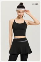 Sujetador deportivo con tirantes finos y copa fija para exteriores, con almohadilla para el pecho, para mujer, fitness, yoga y belleza. - details 9