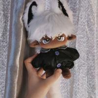 Muñeco De Peluche Grande 20cm Con Orejas Largas Y Cola Grande Pelaje Gris Y Blanco Muñeco De Peluche Para Regalo Perfecto Para Niños Y Adultos - details 32