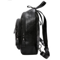 Mochila De Piel PU Para Mujer Pequeña Y Ligeramente Capaz Estilo Casual Con Cierre De Cremallera Mochila De Hombro Para Niñas Y Estudiantes - details 13