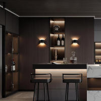 Lámpara De Pared LED Recargable Con Control Remoto Y Luz RGB Iluminación Ajustable Sin Cable Decoración Moderna Para El Hogar - details 11