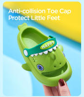 Zapatillas De Jardín Para Niños Protección De Dedos Antideslizantes Impermeables Megalodon Tiburón Casual Playa Verano Unisex - details 4