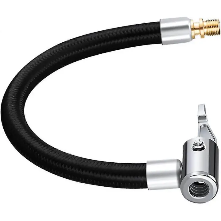 Manguera de inflado de coche de 20 cm, tubo de extensión para bomba de aire, manguera compresora para inflar neumáticos de coche. - 1