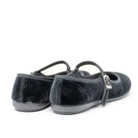 VULLADI 5409-032 Zapatillas de lona mujer 11115 XL MERCEDITAS TERCIOPELO NEGRO - details 1