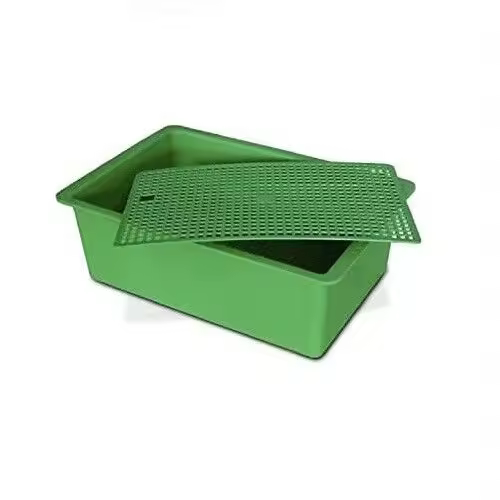 Cubeta Plana Verde de Plástico para Nido de Conejos Sin Sándwich Gómez y Crespo - 1