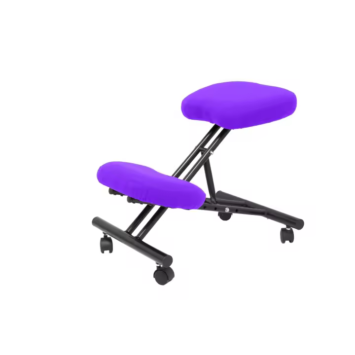 Piqueras Y Crespo Silla Ergonómica BALI Lila con Reposarodillas y Ruedas - 1