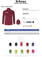 Chubasquero Cortavientos Zeus K-WAY RAIN  Chubasqueros y Cortavientos Deportivos  Fútbol, equipos, deportes y aire libre  Unisex - details 0