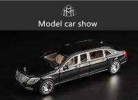 Coche De Juguete a Escala 1:24 Maybach S600 De Aleación Con Luz Y Sonido 6 Puertas Abiertas Coche Con Retroceso Para Niños Regalos Para Festivales - details 8