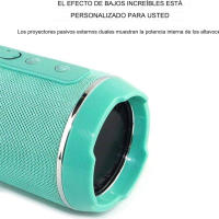 T&G Altavoz Bluetooth inalámbrico TG116, altavoz de bluetooth con graves, compatible, USB, resistente al agua, para exteriores, c ompatible con AUX, TF, Radio FM, Subwoofer Altavoz portatil - details 4