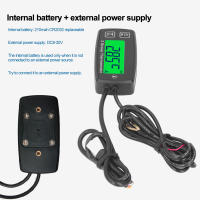 Gauge Medidor De Temperatura Del Motor LCD Antirroto Doble Canal Con Retroiluminación Verde Para ATV Motocicleta Barco - details 2