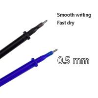 Juego De Bolígrafos Gel Erasables 0.5mm Multicolor Recargables Tinta Lavable Para Escuela Y Oficina Suministros De Papelería - details 3