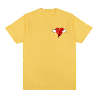 Camiseta Hip Hop Corazón Kanye West Vintage Algodón Para Hombres Y Mujeres Camiseta Casual De Cuatro Estaciones - details 9