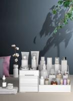 Cajón Estilo Organizador De Maquillaje Plástico Estante De Almacenamiento Para Dormitorio Mesita De Noche Caja De Escritorio - details 1