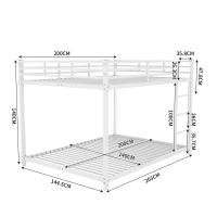 140*200 Cama Infantil, Litros, Cama de Hierro, Litros de Hierro de forma Clásica - details 3