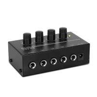 Mezclador De Línea Mini Depusheng DX400 De Cuatro Canales Con Bajo Ruido Ultra Elevado Suministro De Energía DC5V Operación Fácil Para Grabación De Áudio - details 3