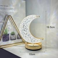 Lámpara Nocturna LED De Mesa Con Iluminación Táctil Y Carga USB Luna 3D Para Dormitorio Decoración Aestética Para Habitación De Niñas Luz Ambiente Para Cama - details 3