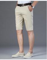 Nuevos Shorts Casuales Para Hombre 2024 5 Colores Verdes Beige Negro Azul Marino Estilo Recto Elásticos Moda Verano - details 22