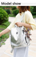 Mochila Antirrobo Para Mujer 2023 Gran Capacidad De Almacenamiento Cuero Suave Casual Con Múltiples Bolsillos Adecuada Para Viajes Y Escuela - details 4