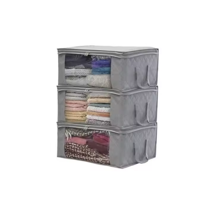 Bolsa de respiración plegable para ropa de cama, 3, 48 35 x 20 cm - 1