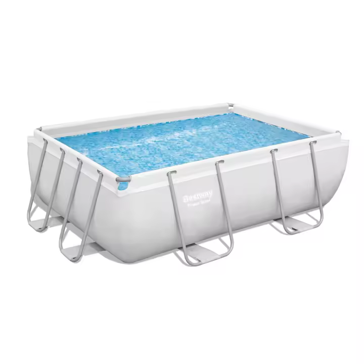 Bestway Piscina Rectangular con Depuradora 282x196x84 Hidrobomba y Bomba de 1.249 Litros/hora - 1