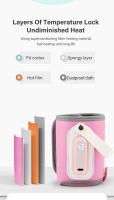Calentador Portátil Para Botellas De Alimentación Dr.isla Portátil Calentador De Botellas Para Bebés Con Cubierta Calentadora USB Adecuado Para Viajes Y Uso Exterior Microfibra PU Film Calentador - details 7