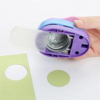 Pulverizador Circular DIY De Embossing Para Scrapbooking Máquina De Corte De Papel Cortador De Huecos Para Manualidades Colorido - details 10