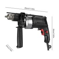 Taladro eléctrico multifunción con enchufe europeo, potente taladro de impacto, martillo eléctrico de velocidad infinitamente Variable, herramientas eléctricas - details 0