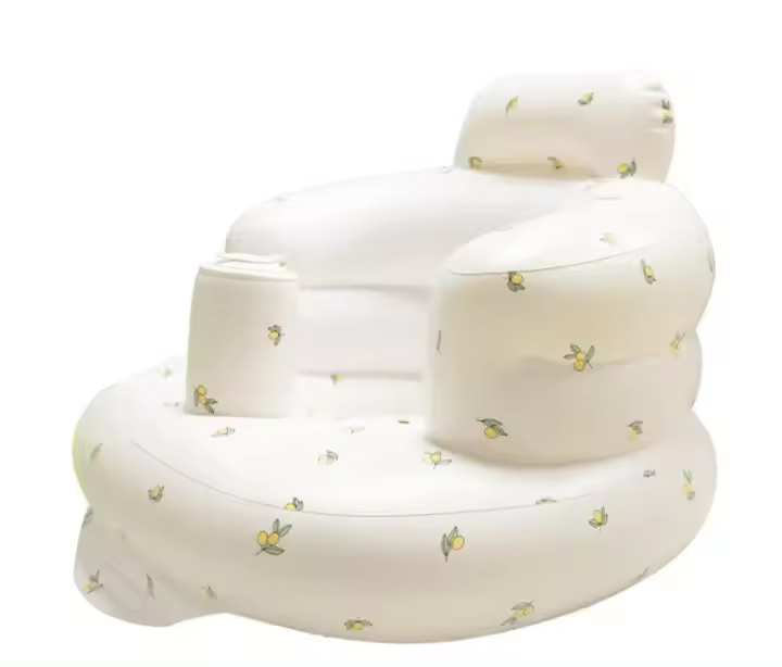 Silla Inflable Para Niños OTAUTAU Asiento Flotador De Piscina Silla De Baño Para Bebés Con Soporte De Espalda Anti Caída - 1