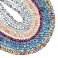 100pcs De 6mm Cuentas Redondas De Cristal Austriaco Rosa Para Fabricación De Joyas Pulseras Collares Accesorios DIY - details 0