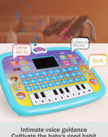 Tablet LED Para Niños Máquina De Estudio Educativa Con Sonido Musical Y Cuentos Inteligentes Forma Redonda De Animal Alfabeto Y Música Juguete Para Bebés - details 3