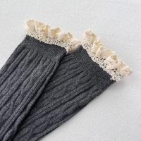 Calcetines Largos De Encaje Dulce Estilo Japonés Para Mujeres Y Niñas Color Negro Y Blanco JK Lolita No Sexually Suggestive Hechos De Algodón - details 11