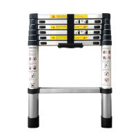 Escalera Telescópica de Aluminio Plegable y Extensible | Desde 2,0 m Hasta 4,4 m | Certificación EN131 | Escalera Multiusos Profesional y Doméstica | Ligera, Compacta y Resistente | Base Antideslizante con Cierre de Seguridad | Bricolaje o Reforma - details 2