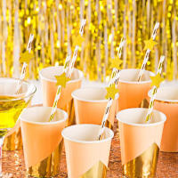 Confeti De Estrellas Brillantes Para Bodas Y Fiestas Decoración De Mesa Y Fiesta 1.2'' En Diámetro Gold 200 Piezas - details 4