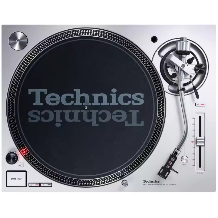 TECHNICS SL1200 MK7 CAMINOS VOCACIONALES PARA DJ Y HI-FI COLOR PLATA TECSL1200MK7 - 1