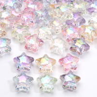 10pcs 19mm Pendones De Estrella Cinco Puntos Transparentes AB Acrílicos Para Hacer Joyas Pulseras Collares Accesorios - details 2