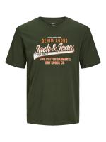 Jack & Jones hombre Pack 2 camisetas de Algodón Mod JJELOGO Ajuste Regular Moda Casual Informal Primavera Verano REF 254862 - details 8